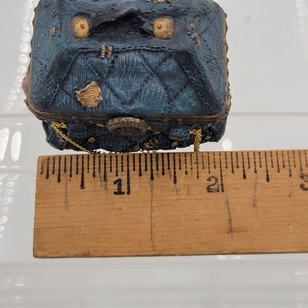 Boyds Bear trinket box Uncle Bean's treasure boxes Mary Lou's Bottomless purse - Picture 13 of 15